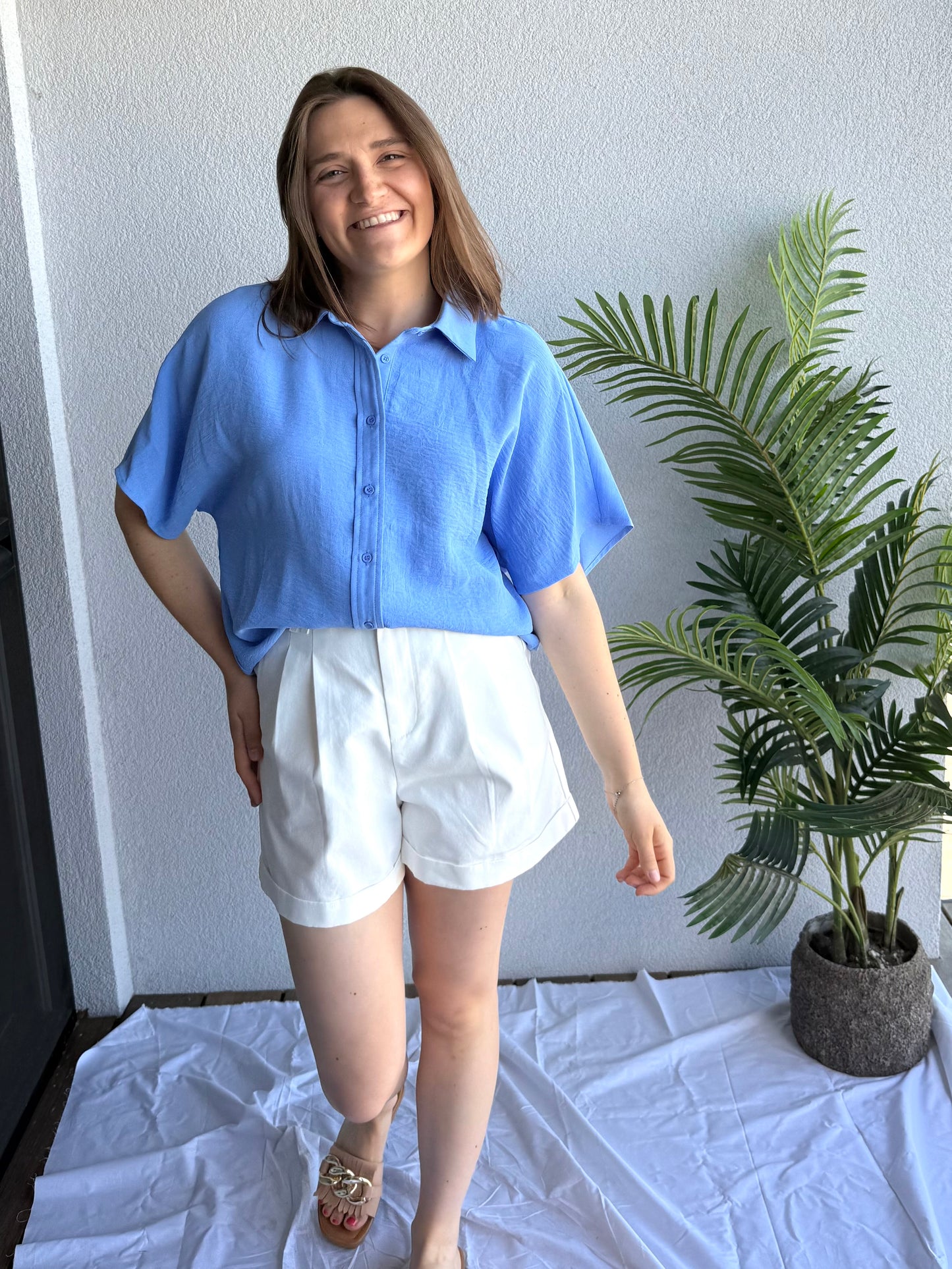 Suze Blouse Blue TU