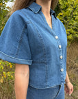Daphnea jeans vest