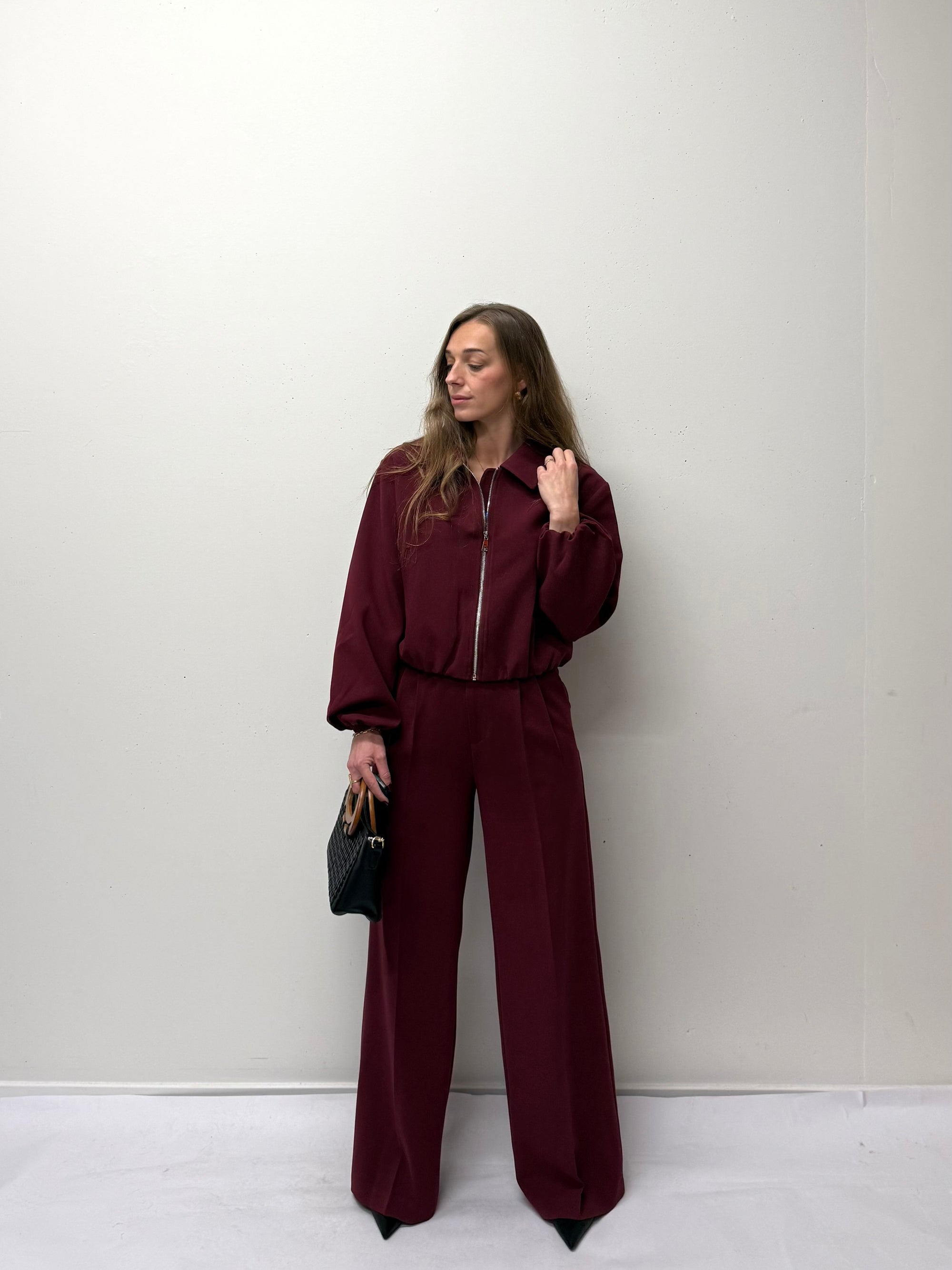 Mona Pants Bordeaux