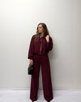 Mona Pants Bordeaux