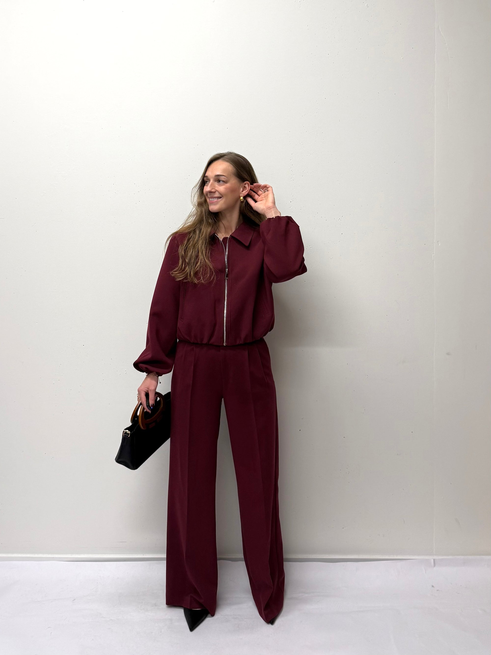Mona Pants Bordeaux