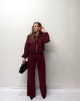Mona Pants Bordeaux