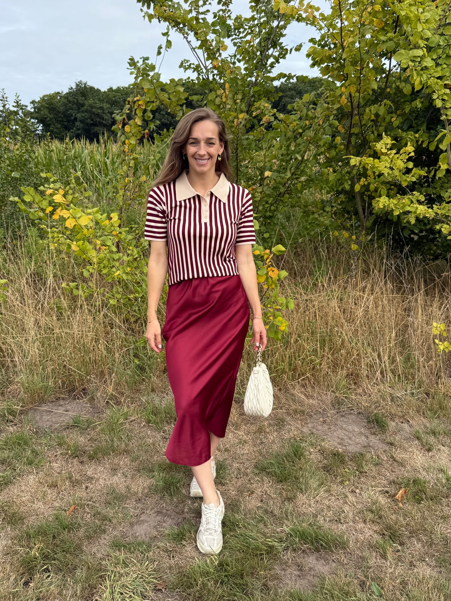 Selana skirt bordeaux TU