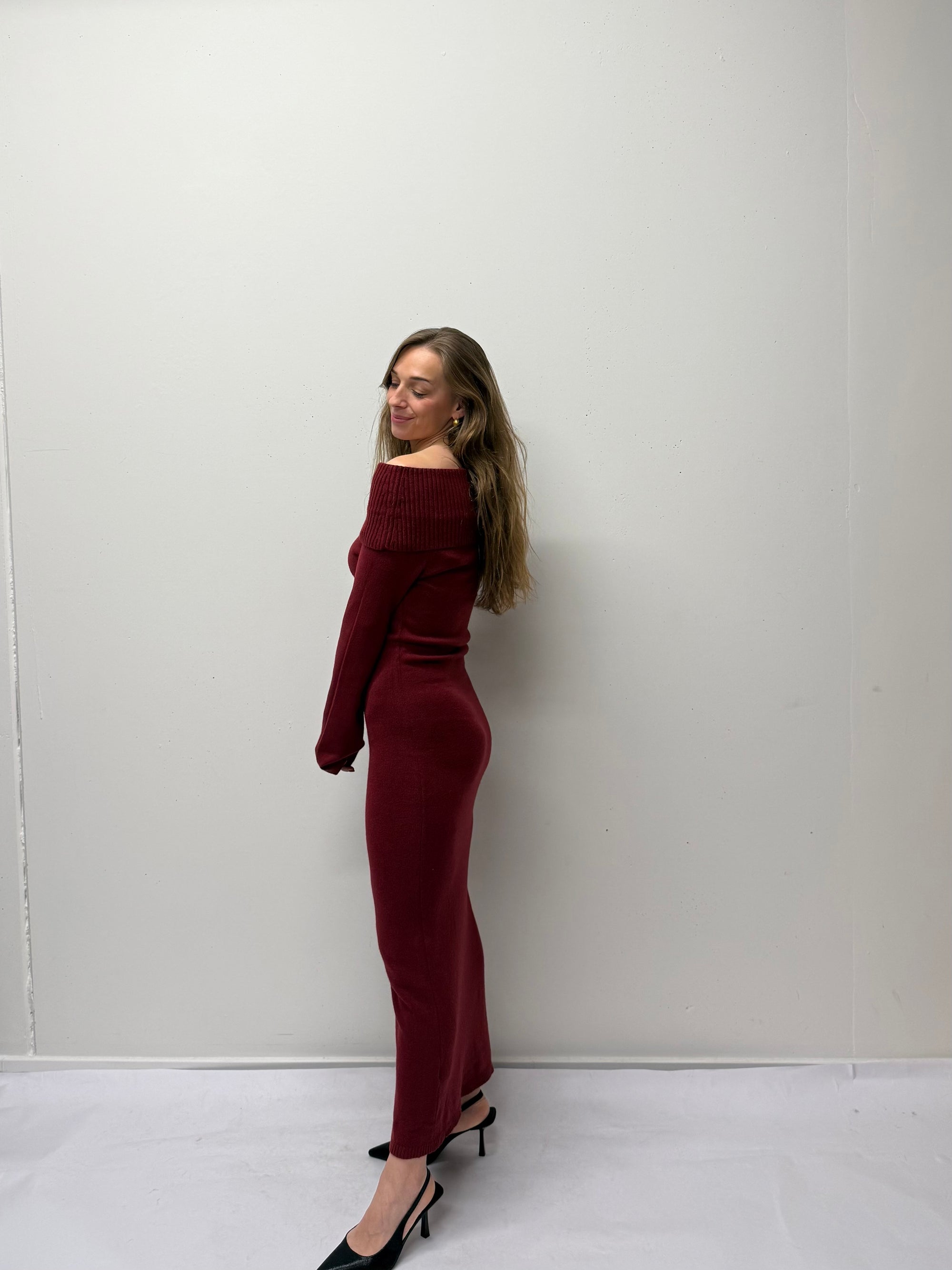 Julie Dress Bordeaux