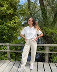 ICHI Hezano pants ecru