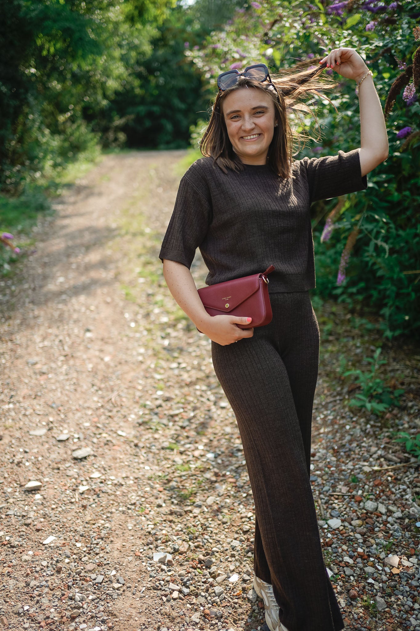 Only Thea pants brown