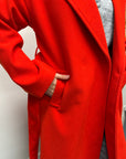 Ichi Jannet mantel rood