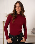 Clara longsleeve bordeaux