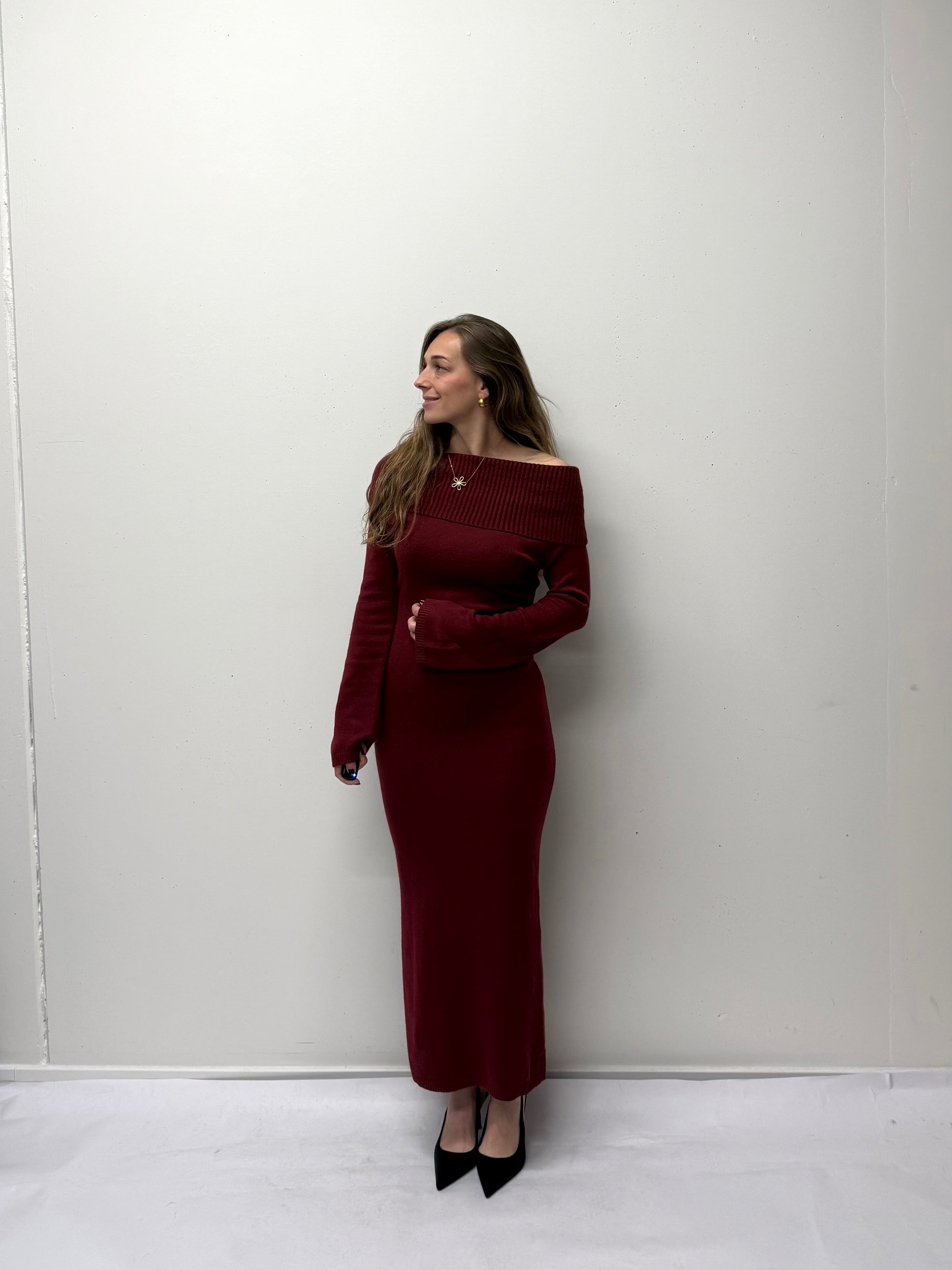 Julie Dress Bordeaux