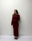 Julie Dress Bordeaux