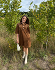 Only Gry dress brown