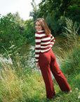 Jdy plum knit Burgundy