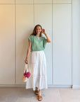 Marie green blouse
