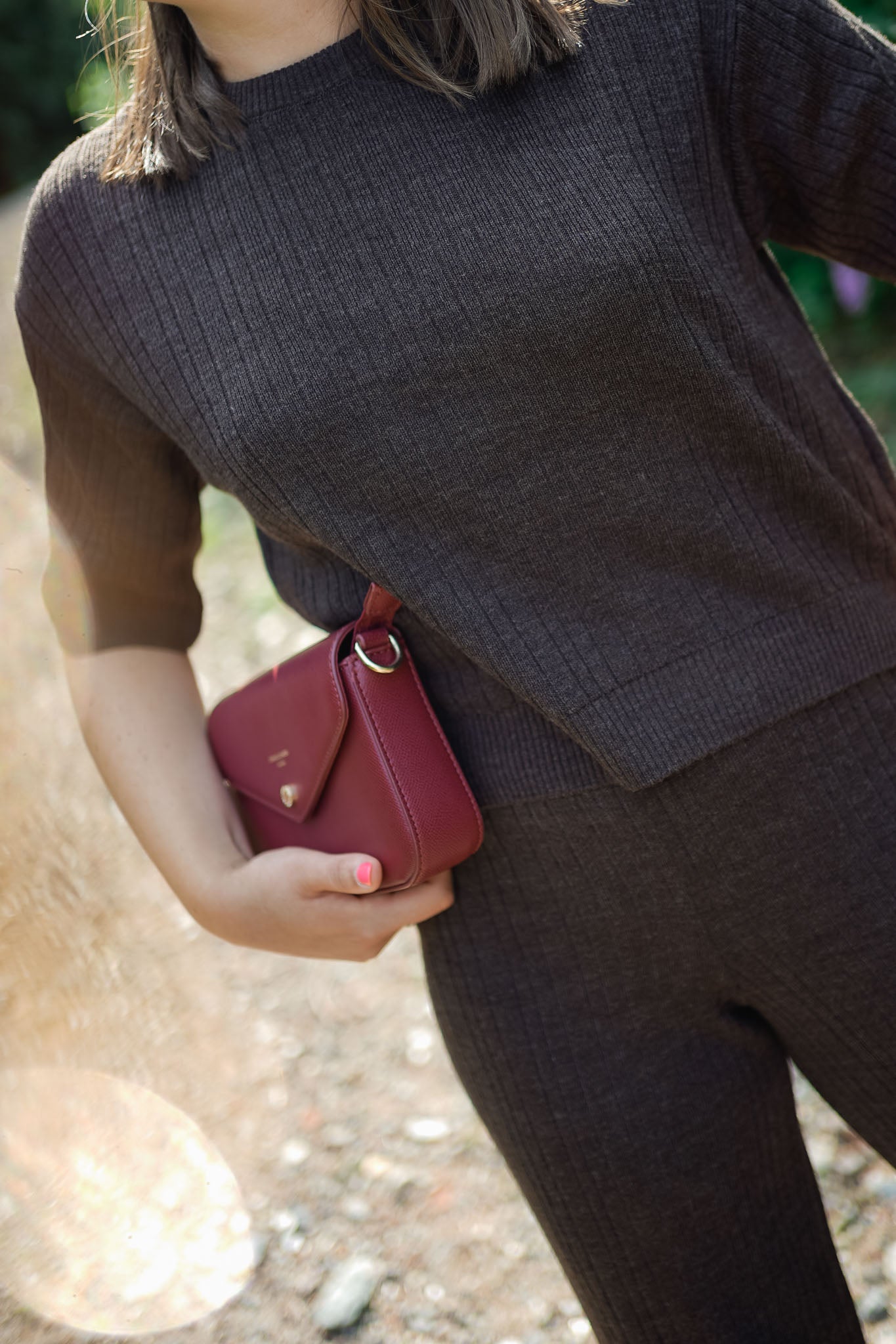 Only Thea pants brown