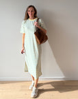 JDY Terry dress Blue/Yellow