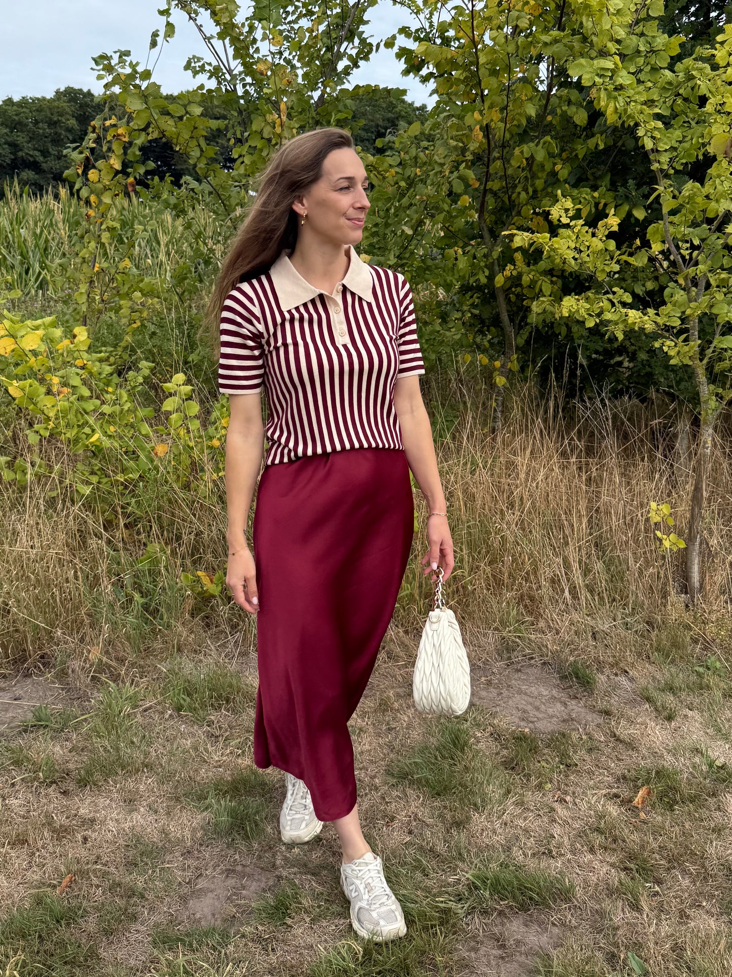 Selana skirt bordeaux TU