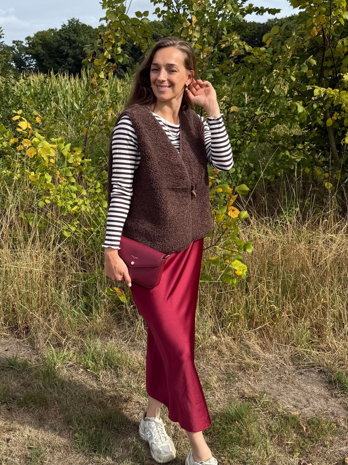 Ichi Cella knit brown