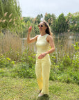 Jdy Yaya tank top yellow