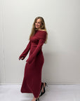 Julie Dress Bordeaux