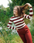 Jdy plum knit Burgundy