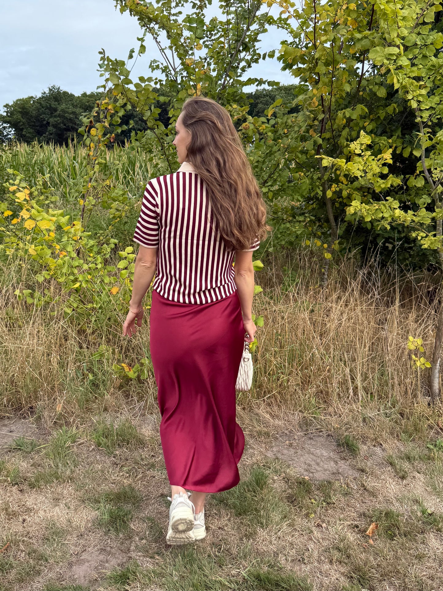 Selana skirt bordeaux TU