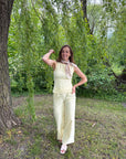 ICHI Kate broek Geel