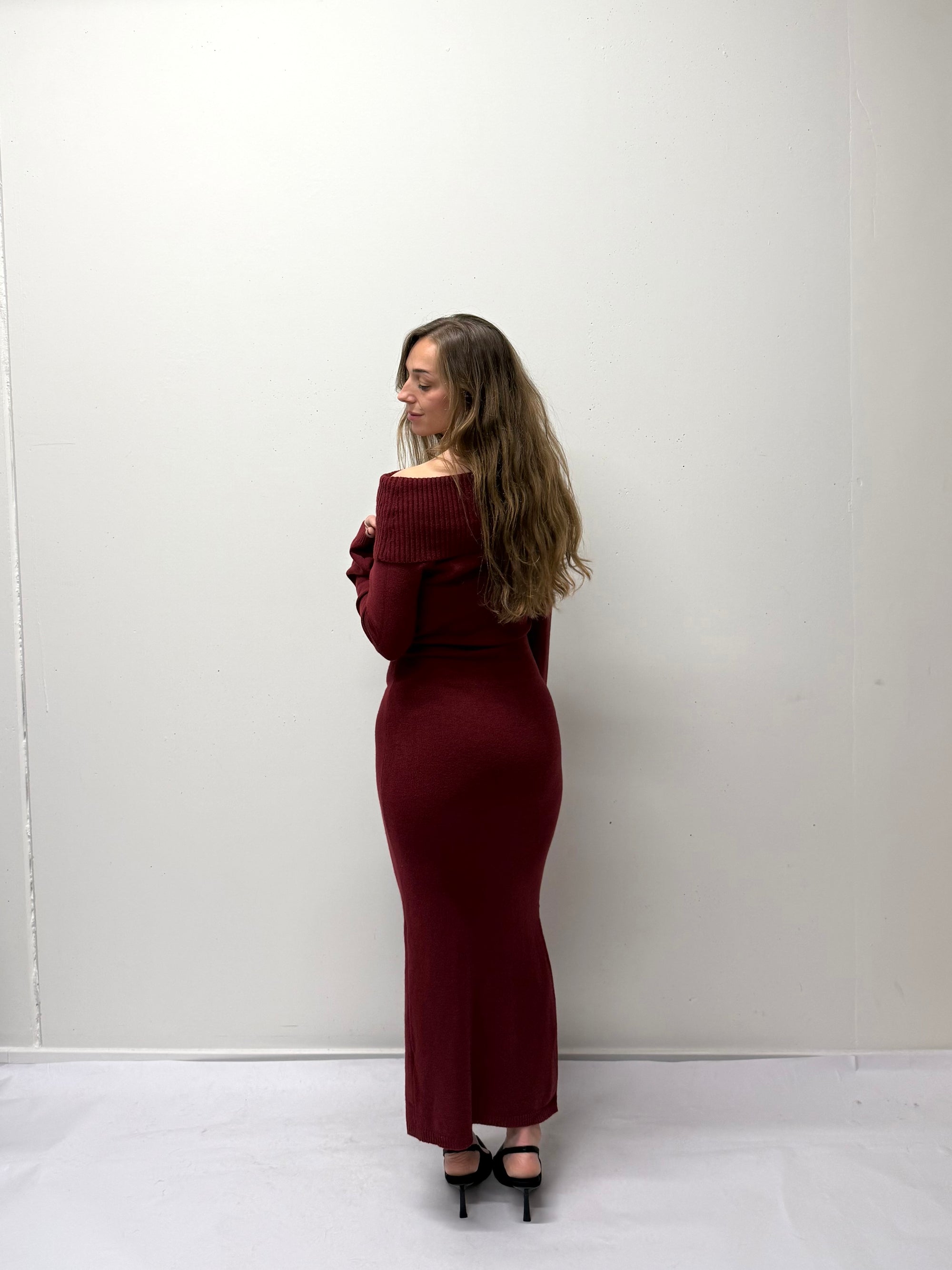 Julie Dress Bordeaux