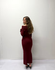 Julie Dress Bordeaux
