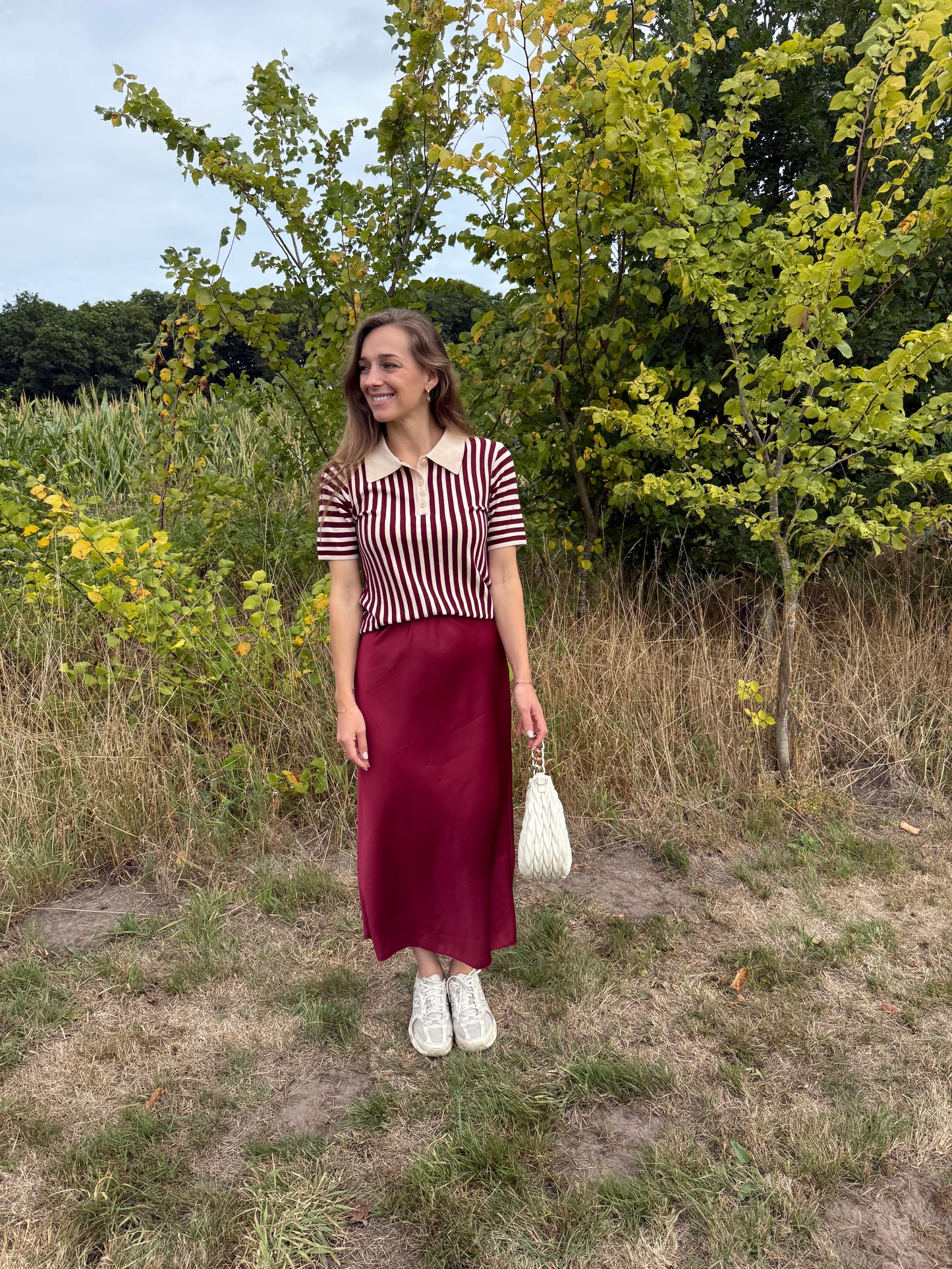 Selana skirt bordeaux TU