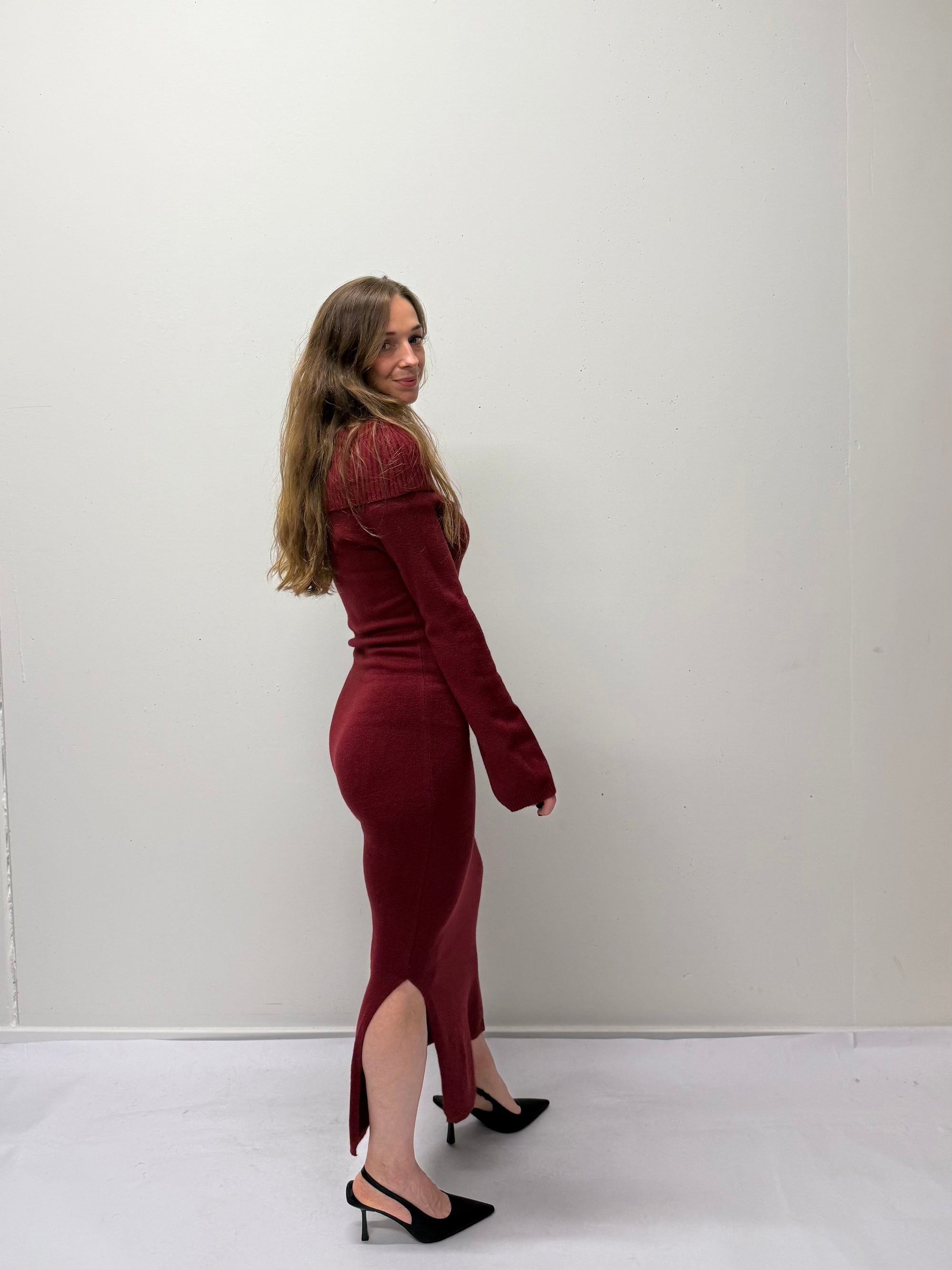 Julie Dress Bordeaux