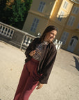 JDY Nia suede jacket Bruin