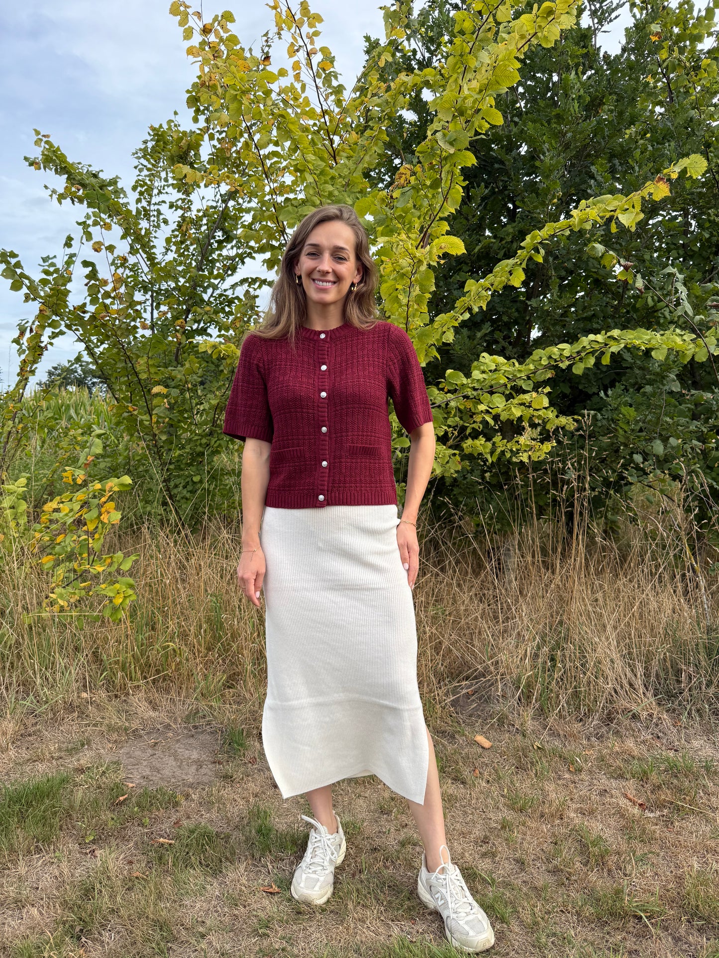 JDY Tikka Cardigan Bordeaux
