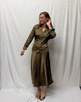 JDY Aria skirt Teak