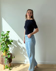 JDY Astra off shoulder knit Blue