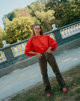 Ivy red blouse TU