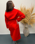Ichi Jannet mantel rood