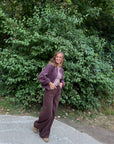 JDY Nia jacket aubergine