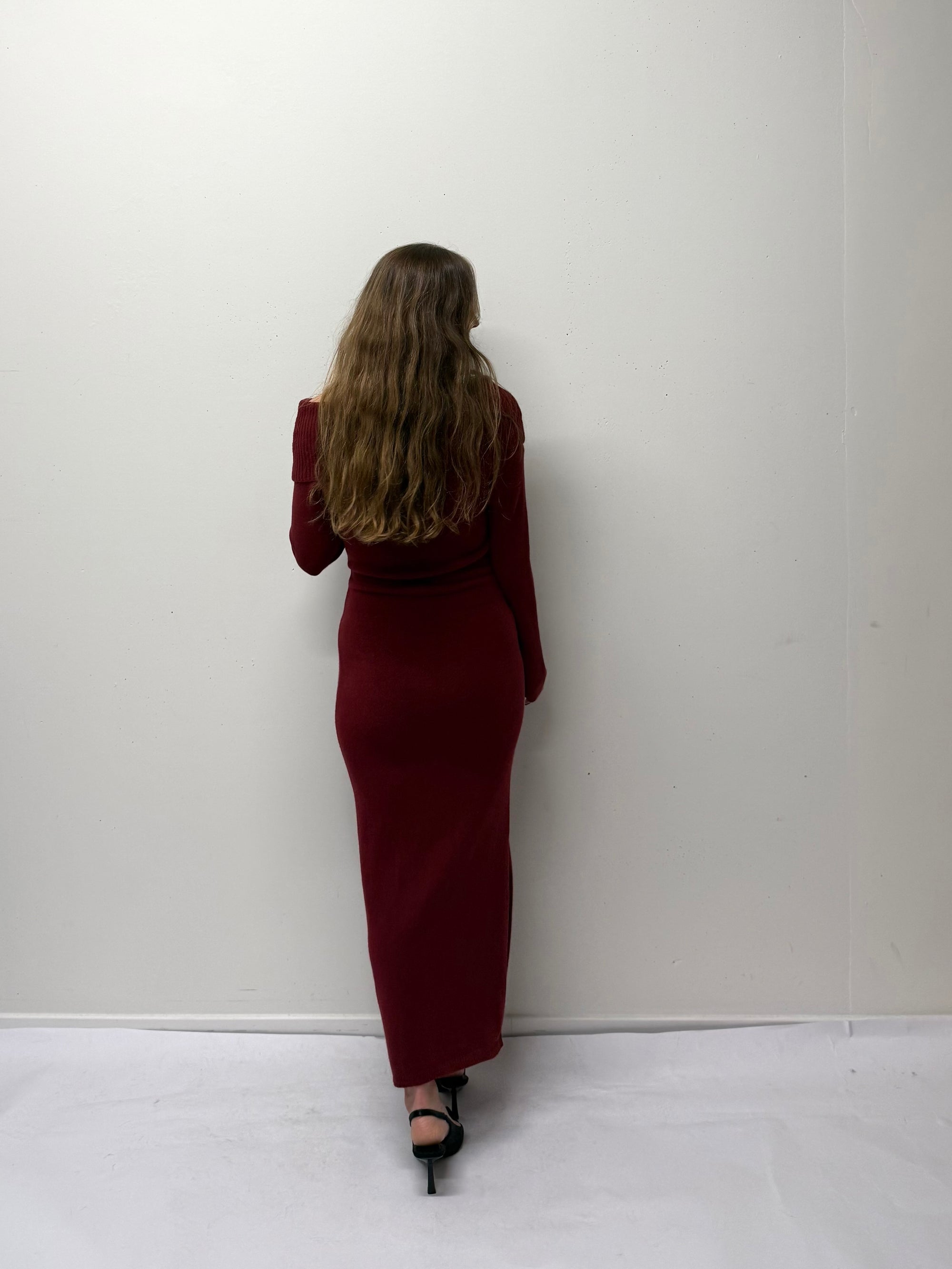 Julie Dress Bordeaux
