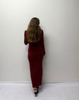 Julie Dress Bordeaux