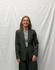 Ichi Fava Blazer green