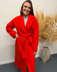 Ichi Jannet mantel rood