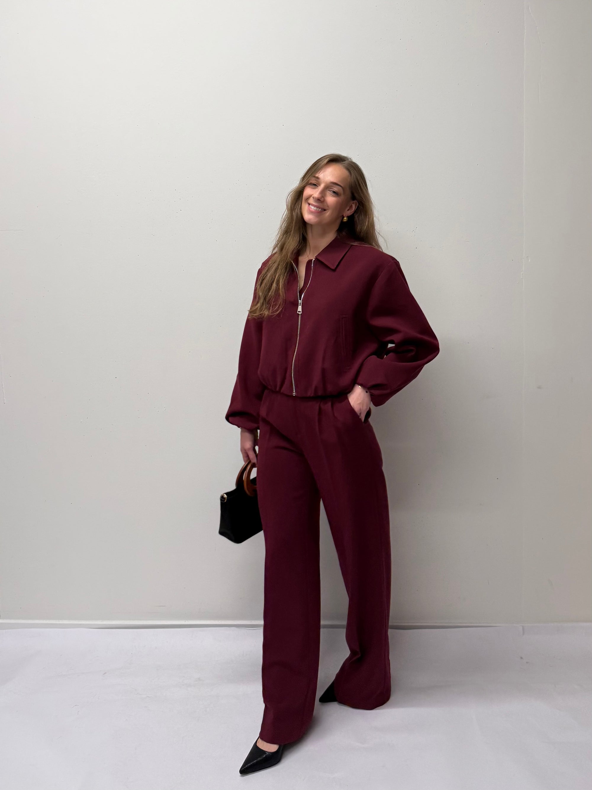 Mona Pants Bordeaux