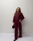 Mona Pants Bordeaux