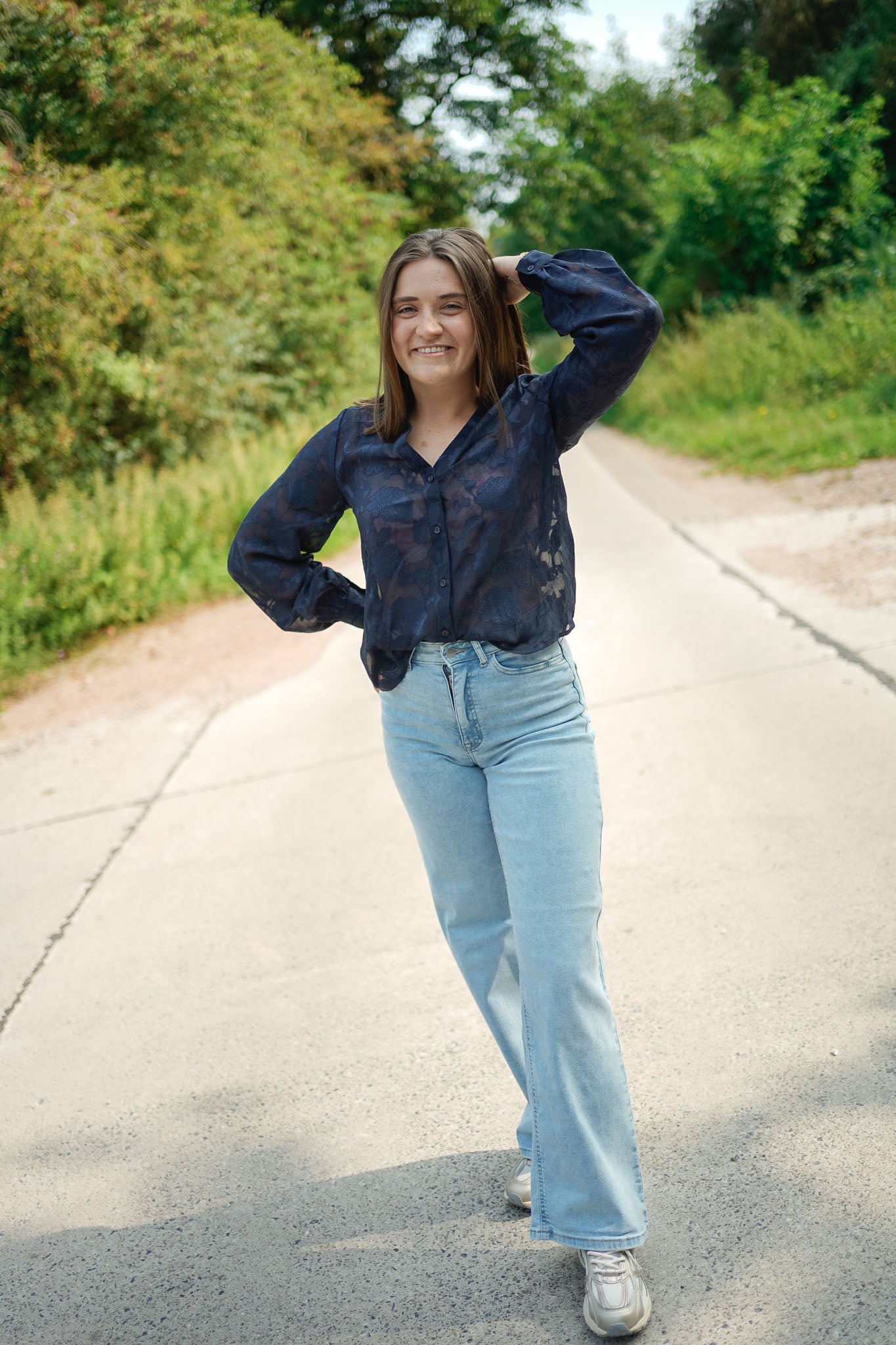 Jdy Grace Shirt Dark blue
