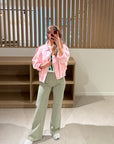 Ilana Pink bomber jacket
