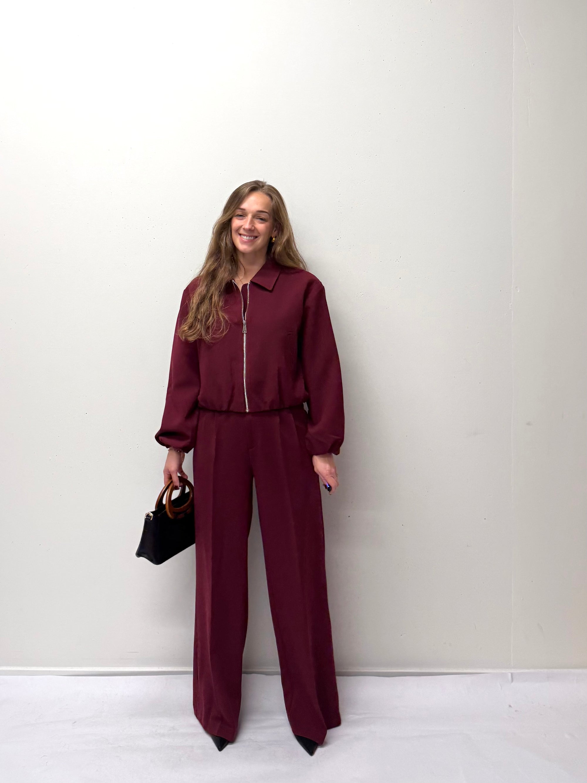 Mona Pants Bordeaux