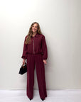 Mona Pants Bordeaux