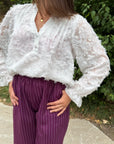 Detail white blouse