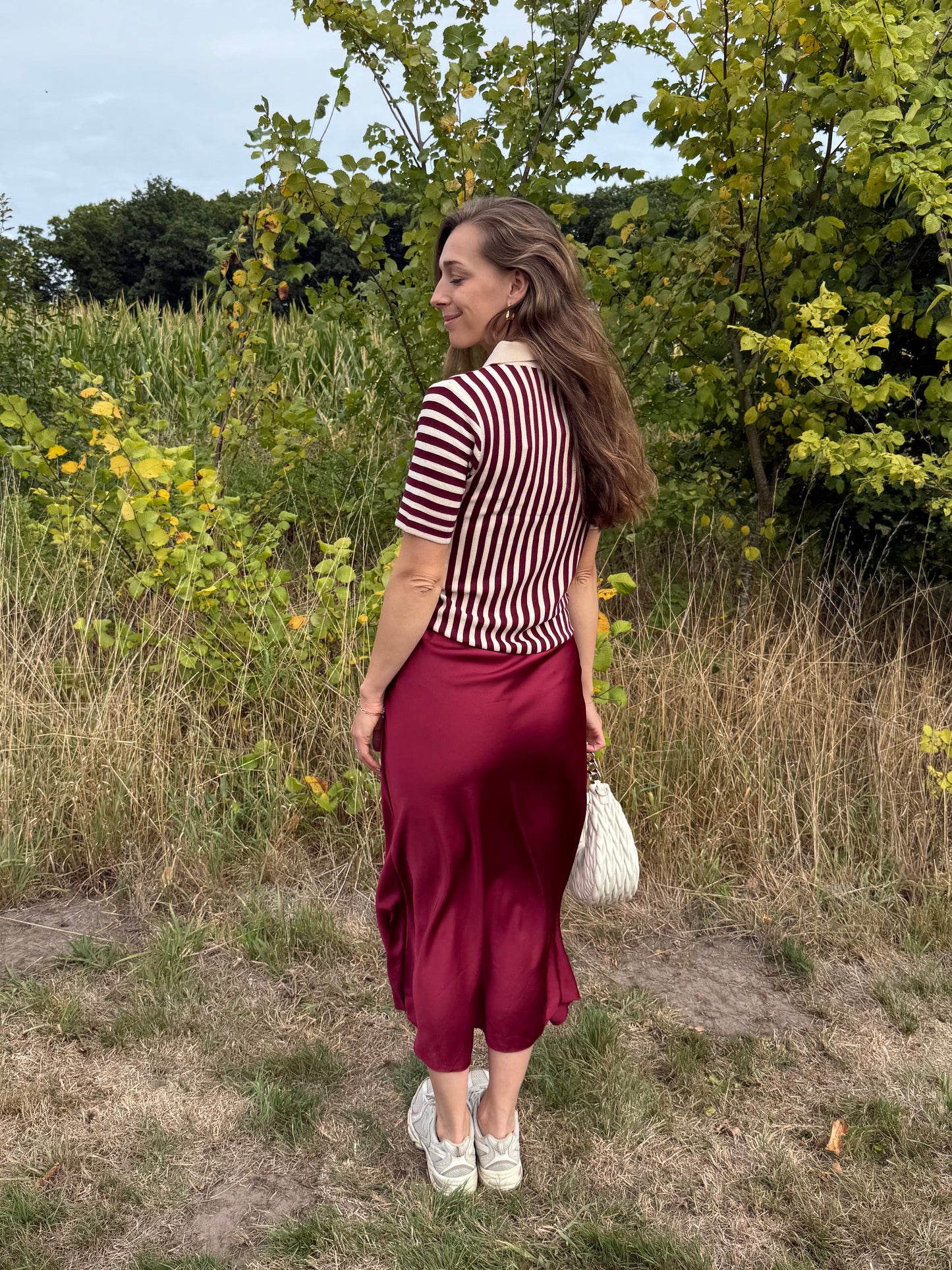 Selana skirt bordeaux TU