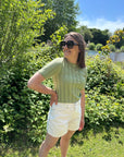 JDY Beauty top green